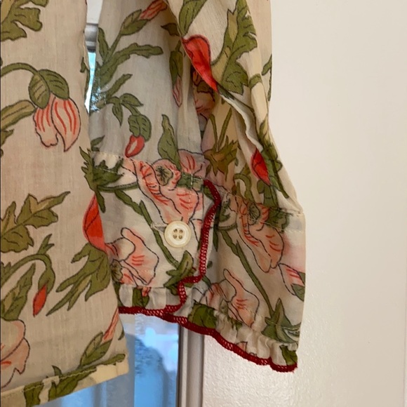 Vintage Anthropologie Odille Button Down Blouse Size 4 - Picture 2 of 4